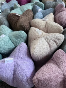 Weiche Leseknochen aus Bambusfrottee in verschiedenen Farben