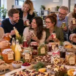 Food-Swap im Büro mit leckeren Geschenken aus der Küche